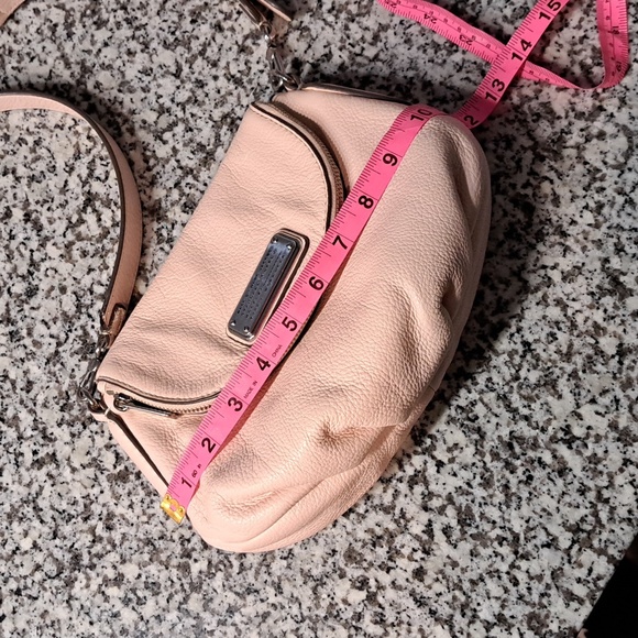 Marc Jacobs Q Natasha Bright Rosa Pink Leather Small Crossbody Bag - Picture 14 of 15